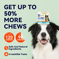 Complément Immunitaire Hypoallergénique à Croquer pour Chiens – Haute Teneur en Protéines, Soutien Digestif pour Peaux Sensibles, Sans Céréales, Huile de Poisson, Vitamines et Minéraux – Action Rapide