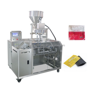 <span class=keywords><strong>Machine</strong></span> d'emballage horizontale pour sachets préformés avec système de dosage multiple pour le remplissage de céréales mélangées, d'avoine, de café en poudre et de miel - Product Image 2