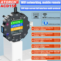ATORCH ACD15P WiFi Tuya Schnelllade-Protokoll-Tester USB Spannungs-Strommessgerät Typ-C PD Mobiltelefon-Ladegerät-Tester Skalierbar