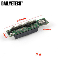 2,5 pulgadas HDD SSD Serial ATA 7 15P hembra a 44 pines 2,5 "para ordenador portátil IDE SATA convertidor Puerto PATA tarjeta adaptador unidad macho G1W0