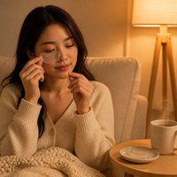 Masque oculaire en gel réutilisable personnalisé, froid ou chaud, classe II, pour soulager l'inconfort oculaire, patchs sous les yeux