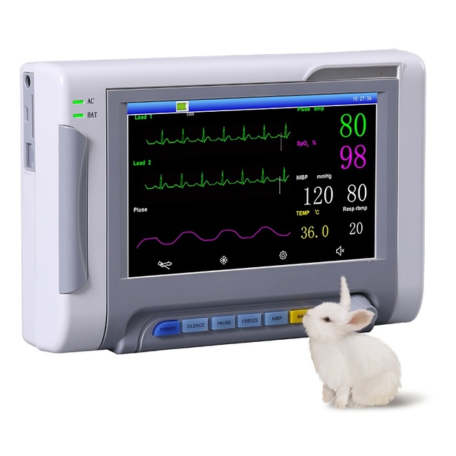 High Quality Electric Veterinary Monitoring System Pet Monitor Touch Screen ECG Machine for Animal Hospital Use Umy UM-VM12S