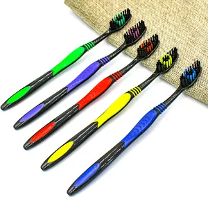 Colorful Ultra Soft Excellent Plastic Adult Extra Soft Colorful Adult Toothbrush