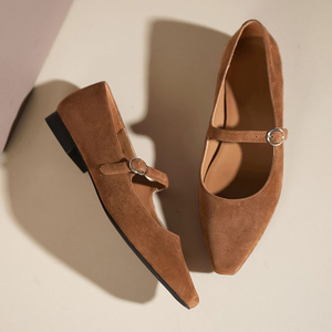 <span class=keywords><strong>Scarpe</strong></span> in vera pelle di pecora retrò francese Mary Jane <span class=keywords><strong>scarpe</strong></span> singole da donna con tacco basso modelli personalizzati - Product Image 3