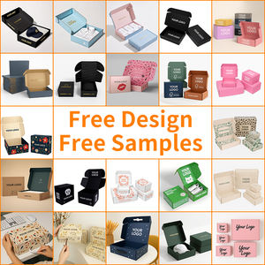 Bon prix Boîte postale ondulée avec logo personnalisé pour cosmétique Boîte d'emballage cadeau en papier d'expédition de chaussure en carton pliable avec couvercles - Product Image 6