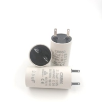 Condensateur à film CBB60 450VAC 6uF, condensateur de démarrage et de fonctionnement pour pompe à eau et pompes submersibles