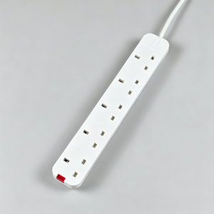 Factory Supply 3-6 Outlet UK Standard Electric Surge Protector Power Strip 10A 250V Power <strong>Socket</strong> <strong>Extension</strong> 3-6AC <strong>Extension</strong> Board - Product Image 2