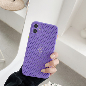 ShanHai เคสโทรศัพท์แบบกลวงสำหรับ iPhone,ฝาหลังระบายอากาศได้ดีสำหรับ iPhone X XS Max XR SE 2 8 7 6 <span class=keywords><strong>6S</strong></span> <span class=keywords><strong>Plus</strong></span> - Product Image 4