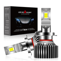 130W H7 H4 LED HB3 HB4 9005 9006 H1 H3 H11 HIR2 9012 LED Ampoules Car Haedlight Canbus Turbo-Fan Auto Fog Lamps 6000K