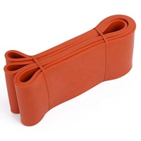 Color Naranja RTS de látex Natural ayudar logotipo personalizado Hip entrenamiento gimnasio culturismo casa Fitness resistencia sacar bandas de ejercicio