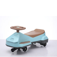 Auto Elettrica a Dondolo per Bambini 12V con Ruote Silenziose e Luci LED, per 3-7 Anni