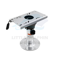 Base de piédestal de table réglable en aluminium Little Dolphin Marine Boat Yacht RV Caravan Yacht