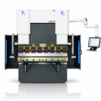 Presse plieuse hydraulique automatique CNC avec Axe68t 4+1 axes