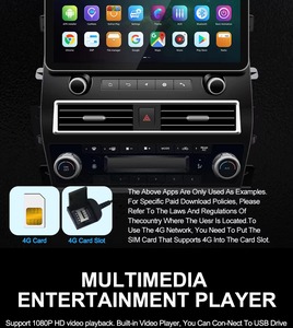 Gerllish - Navegador GPS OLED de 13 Pulgadas con Android Auto, CarPlay, WiFi Integrado, Radio FM, Reproductores <span class=keywords><strong>MP3</strong></span>/MP4 para Patrol Y62 Infiniti - Product Image 6