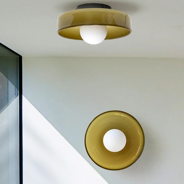 Modern Designer Creative Interior Wall Hanging Light LED Iron Body Living Room Bedroom Corridor Dining Room Glass Wall Lighting