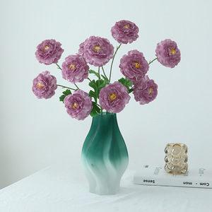 ดอกไม้ประดิษฐ์ ก้านเดี่ยว ดอกบัวผ้าไหมสีขาว ตกแต่งบ้าน งานแต่งงาน - Product Image 3
