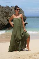 Robe de nuit pour femmes Sexy Maxi Fashionable Women Long Dress Embroidered Dress New Hand Block Solid Printed Handmade