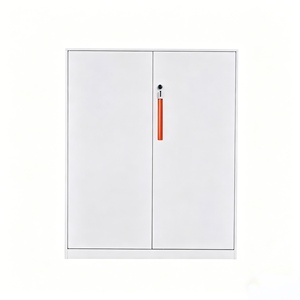 <span class=keywords><strong>Armoire</strong></span> basse en acier personnalisée avec 2 portes coulissantes, <span class=keywords><strong>armoire</strong></span> de classement en métal avec porte vitrée, <span class=keywords><strong>armoire</strong></span> d'archives, <span class=keywords><strong>armoire</strong></span> de rangement pour bons de commande pour bureau - Product Image 1