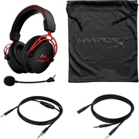 HyperX Cloud Alpha Headset Gaming berkabel driver ruang ganda kenyamanan legendaris bingkai aluminium mikrofon lepas pasang hyp