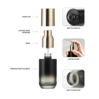 Bouteilles et pots cosmétiques en gros, emballages de luxe vides pour soins de la peau, contenants cosmétiques personnalisés de 120 ml avec logo pour sérum, lotion, crème