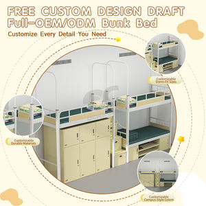 Cama Literas para Dormitorio, Precio de Mayoreo Directo de Fábrica, Cama Literas de Metal de Resistencia Industrial Personalizada, Cama Literas de Metal de Alta Resistencia Premium - Product Image 3