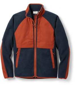 CONMR Men's Heavyweight Fleece Jacket Windproof Thermal <strong>Lined</strong> Warm Outdoor <strong>Coat</strong> for Climbing and Running - Product Image 4