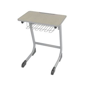 Lin Ying Student <b>Desk</b> With Wire <b>Shelf</b> School Furniture Modern Minimalist Style Board Material Individual Table Design - Product Image 1