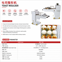 Machine à façonner la pâte à pain automatique certifiée CE ETL, 24 pièces/min, 50-1000g, pour la production en boulangerie