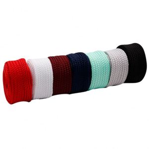 Cordones de poliéster planos de 2.5 cm de ancho, de color sólido y una sola capa, para zapatillas, sombreros, ropa y accesorios de cuerda. - Product Image 2