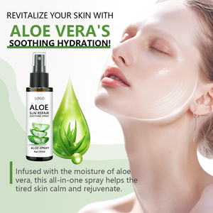 Spray de Suero de Aloe Vera Vegano Orgánico de Marca Privada, Calmante, Refrescante, con Extracto de Aloe Vera para el Cuidado Facial - Product Image 5