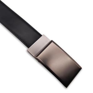Yeni erkek çift yan deri kemer takım elbise özel otomatik dönebilir toka geri dönüşümlü kemer - Product Image 3