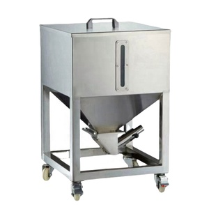 Baril et réservoir de stockage amovibles en acier inoxydable pour granulés plastiques et matières premières des machines auxiliaires de moulage par injection - Product Image 5