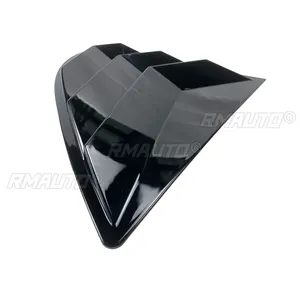 Car <b>Window</b> Shutter for 2008-2018 Mitsubishi Lancer EX X EVO Rear Side Vent Louver <b>Cover</b> Trim Auto Parts Carbon Fiber Style - Product Image 5