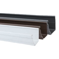 Système de gouttière d'eau de pluie en PVC blanc écologique au design moderne, raccord coudé pour gouttière, drain de toit pour hôtel et villa