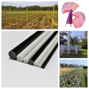 Tiges isolantes en fibre de verre haute résistance, tailles personnalisées pour drapeaux de danse, piquets routiers, antennes, supports de plantes - Product Image 1