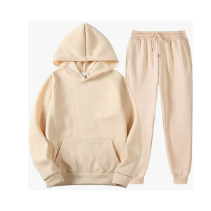 2023 Logo personnalisé femmes ensemble de vêtements de sport de maternité à manches longues automne survêtement avec pantalon de survêtement deux pièces survêtement décontracté - Product Image 2