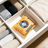 Sachet déshumidificateur domestique en gel de silice, durable, à ingrédient hautement actif, pour micro-ondes et voiture, avec changement de couleur