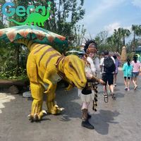 Costume de dinosaure animatronique Velociraptor Gecai Popular Dino World Park