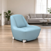 Fauteuil d'appoint moderne en tissu, ergonomique, avec pieds en métal, pour hall d'hôtel, bureau, réception, salle d'attente