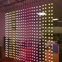 Boule led permanente de noël, lumières rgbw colorées 24v, haute luminosité IP67, boule disco