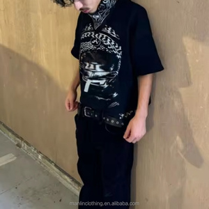 <span class=keywords><strong>T</strong></span>-<span class=keywords><strong>Shirt</strong></span> con <span class=keywords><strong>taglio</strong></span> Streetwear da <span class=keywords><strong>uomo</strong></span> in fabbrica cinese <span class=keywords><strong>t</strong></span>-<span class=keywords><strong>Shirt</strong></span> con Logo personalizzato in cotone pesante oversize - Product Image 6