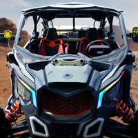 Feux de signalisation avant côté conducteur et passager Yongjin avec clignotant jaune pour Can-Am Maverick X3/X3 Max R/X3 R.