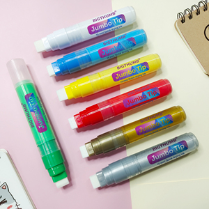 Marqueur de peinture acrylique <span class=keywords><strong>Posca</strong></span>, pointe biseautée large, vert fluorescent - Product Image 3