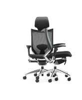 Chaise de bureau exécutive moderne et confortable en maille BIFMA, design ergonomique fonctionnel réglable, fabriquée en maille durable