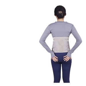 Cinturón de soporte lumbar con placa de acero y almohadilla de soporte para el dolor de espalda baja, adecuado para hombres y mujeres, transpirable. - Product Image 2