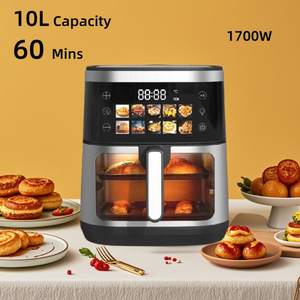 <span class=keywords><strong>Friggitrice</strong></span> <span class=keywords><strong>ad</strong></span> <span class=keywords><strong>Aria</strong></span> <span class=keywords><strong>XXL</strong></span> da 10 Litri e 1700 Watt per Pasti Veloci, Uniformi e Facili, Antiaderente, Lavabile in Lavastoviglie e con Finestra di Controllo - Product Image 3