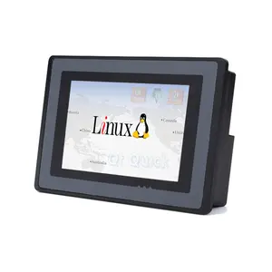 5 inch Free hmi plc all in one pc cheap WinCE 6.0 system touch screen panel pc logo proface industrial hmi panel