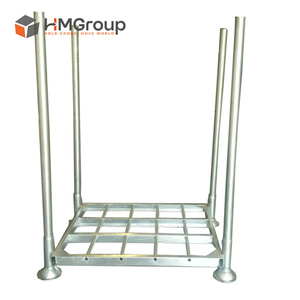 מדפי משטחים מתכתיים ניידים ניתנים לפירוק, מותאמים אישית, ישירות מהמפעל, להובלה וניהול חומרים במחסן - Product Image 1