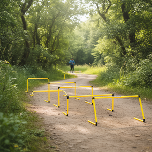 Valla Plegable Articulada Barret de Polipropileno Fluorescente Ajustable 10-60cm para Entrenamiento de Agilidad - Product Image 3