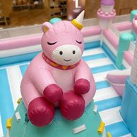 Château gonflable géant personnalisé en tissu Oxford pour enfants, idéal pour l'intérieur et l'extérieur, fabriqué en usine (OEM)